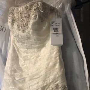 David's Bridal Dresses Davids Bridal Yp3344 Ivory Wedding Dress